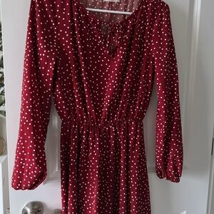 Red Polka Dot Dress